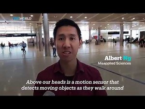 Parallel reality technology in detroit Airport | Mind blowing