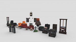 Spooky Furniture Volume 1 - Buy Royalty Free 3D model by EliteCreatures