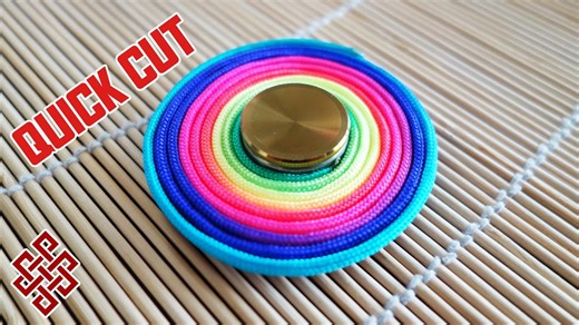 Quick Cut: Super Simple Paracord Fidget Spinner Tutorial
