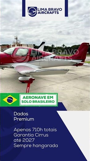 CIRRUS SR22 G6 2022 | Tecnologia de ponta com garantia até 2027.