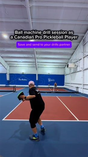 Christina Chin on Instagram: "1.5 hour ball machine grind 🔥 (save and send this video to your drill partner) 20 mins backhand drive and block 20 mins forehand drive and block 20 mins return of serve 20 mins alternating forehand backhand drives 10 mins return, run, and block Make sure to follow for daily pickleball content! Ball machine @ernepickleballmachine #pickleball #ballmachine #groundstrokes #drills #teamjoola #joolapickleball"