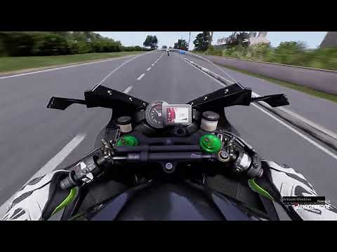 2025 Kawasaki Ninja H2R Hits 400 KM/H | INSANE Top Speed Test!