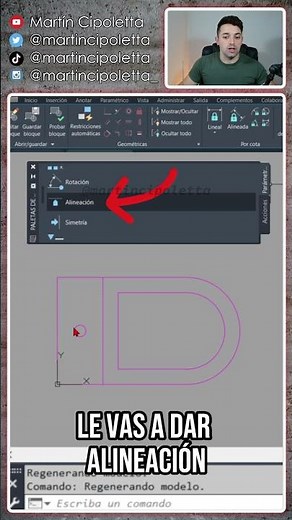 🟢 Crear Alineación Automática en AutoCAD para un Bloque
