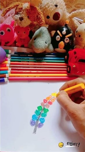 Colour with crayons#art #drawing4kids #colors #shorts