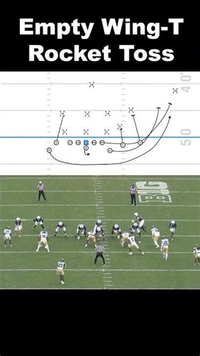 Penn State OC Andy Kotelnicki busts out EMPTY WING-T ROCKET TOSS vs. FIU