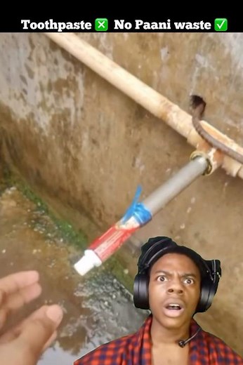 America kya kehta tha | toothpaste tube being used as a water tap meme template #shorts #shortsvideo