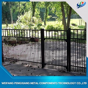 [Hot Item] Power Coated Welded Decorative Aluminum Garden Fence Steel Garden Fencing