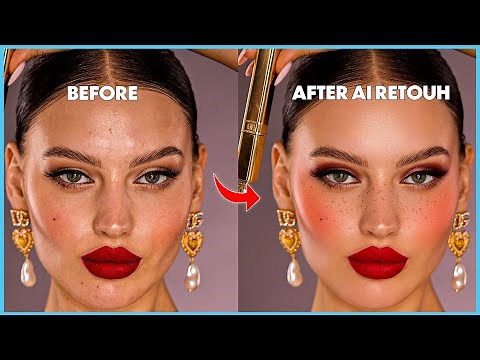 Retouch Photo like A PRO WITH AI: Complete Retouching Tutorial