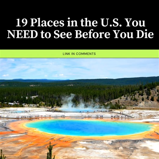11K views · 62 reactions | 19 Places in the U.S. You NEED to See Before You Die ✈️ | Explore USA | Facebook