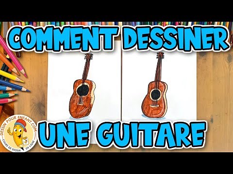 Comment dessiner une GUITARE très facilement