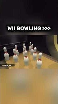 Wii Bowling is so nostalgic 👏🏻 #wii #wiisports #nintendo #nintendowii