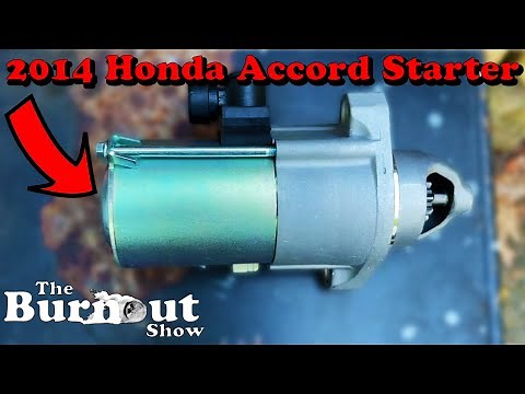 Replacing A Starter On A 2014 Honda Accord