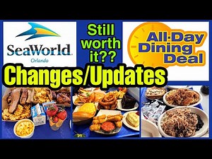 Changes to SeaWorld's All Day Dining Plan | Is All Day Dining Plan Worth It at Sea World?