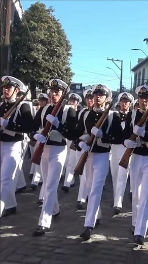 Marcha Naval, Escuela Naval Arturo Prat, 21 de Mayo 2025, Playa Ancha, Valparaíso, Chile