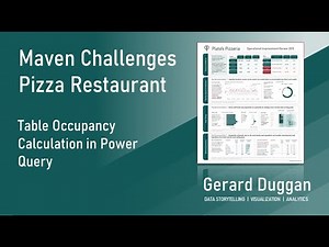 Running Total in Power Query - Maven Pizza Table Utilisation