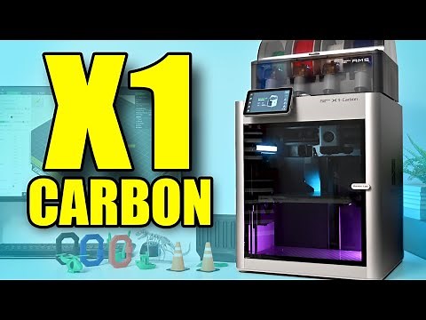 THE ONE 3D PRINTER YOU NEED! - Multi Color + Multi Material | BAMBU LAB X1C & AMS