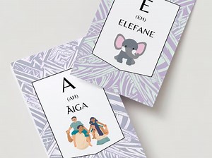 Samoan Alphabet Flashcards for Beginners - Etsy