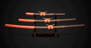 Samurai swords katana set No.3 | 3D Weapons | Unity Asset Store