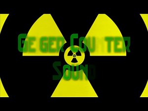 Geiger Counter Sound Effect ASMR | ADHD Focus Sound | 1 Hour Dark Screen | Radiation Meter Buzzing
