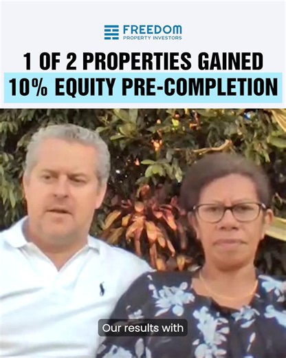 Meet Carlos and Lini, valued members of Freedom Property Investors. 💙 “We've got two properties with Freedom. In one of the properties, we've realised a 10% growth in equity. Just believe in the process, listen to the information, and everything will make sense. The properties they suggest are actually prime positioned and ready for growth.” Thank you, Carlos and Lini! -Australia's #1 Property Investment Advisory #testimonials #MemberTestimonial #propertyaustralia #property #propertymanagement 