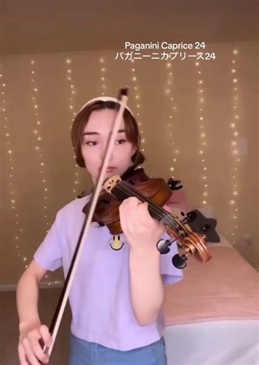 15-Year-Old Violinist Mastering Paganini Caprice 24