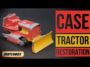 MATCHBOX restoration: 16D Case Tractor Bulldozer