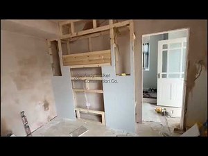 Erection of Media Wall - Step by Step Process for Media Wall Construction - Building a Media Wall