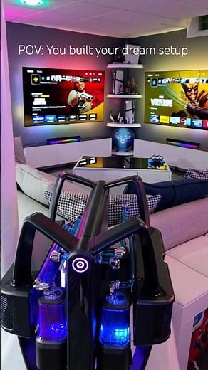 My PS5 Pro + 65" LG OLED is my favorite gaming setup to play on🥵👀 #gaming #PS5 #gamingvideos #tour