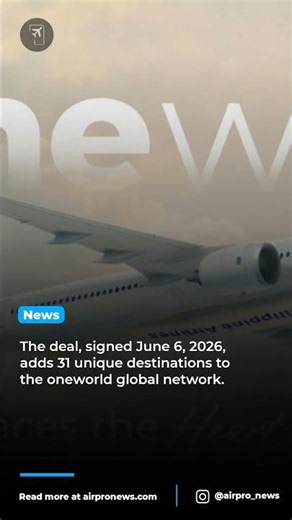 Philippine Airlines is joining the oneworld Alliance as its 16th member.