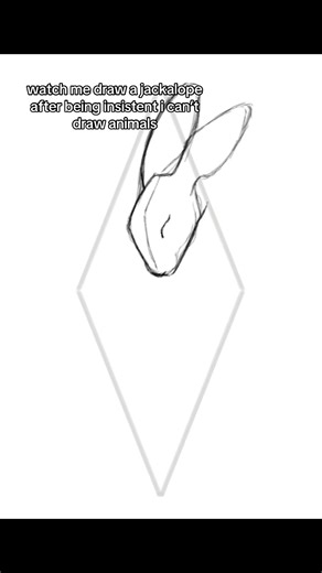 do i give up on shading? yes. did i give up on fixing the left-sided antler so that it’s further up on the head? yes. is it cool tho? also yes when i did my maned wolf drawing i had to constantly lay the wolfs pose under my work so i could get it perfect and it still didn’t turn out right. i used the reference feature on procreate and some how succeeded in exactly what i was trying to do pose wise and the head???? oh my god???