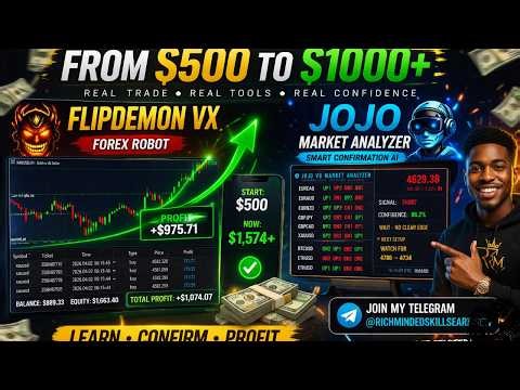 This Forex Robot ACTUALLY Works | $1,000+ Live Profit on Gold | FlipDemon VX Full Session 2026