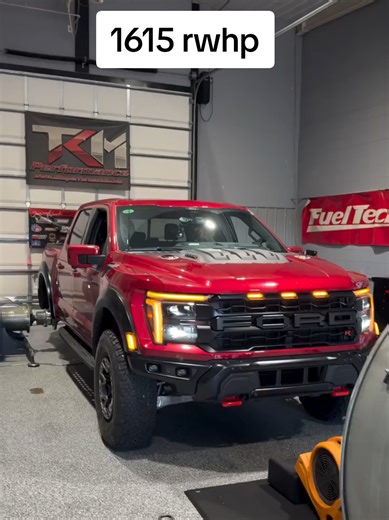 @braddeberti We broke the world record for the highest Horsepower Twin Turbo Ford Raptor R. Pushing over 1,600 RWHP on ONLY 26 psi of boost😳 go watch the whole video that is now live to see all the numbers!! https://youtu.be/0kv6Nsat0Uw?si=5_wGWR-yiSDpYNRF#fordraptor #trucks #boosted
