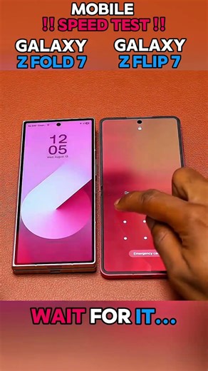 🤯 GALAXY Z FOLD 7 VS GALAXY Z FLIP 7 SPEED TEST