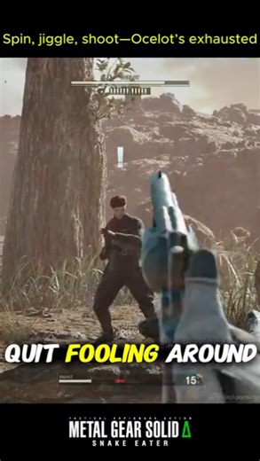 Ocelot’s spin, jiggle, and reload show ends with a cheap shot 🔥🔥