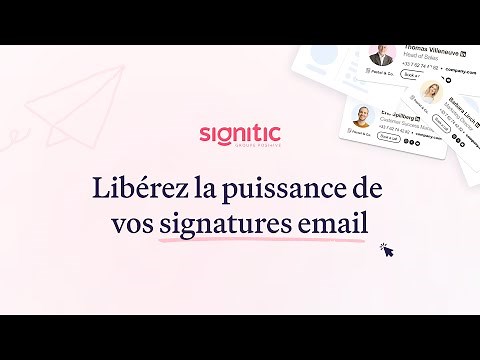 Signitic - Solution de signature mail pour Microsoft 365 et Google Workspace