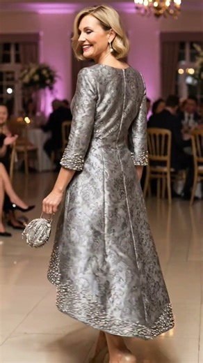 Luxury Brocade Mother of the Bride Dresses: Elegant Tea-Length Gowns for Sophisticated 2026 Weddings