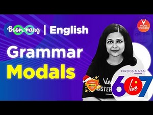 Modals Revision | English Grammar Boomerang | Class 6, 7 & 8 | Live Menti - Firdos Ma'am
