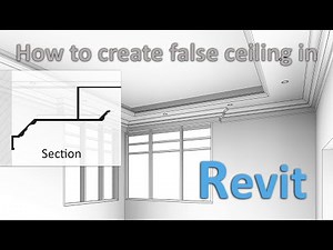 How to create classic false ceiling in Revit Architecture