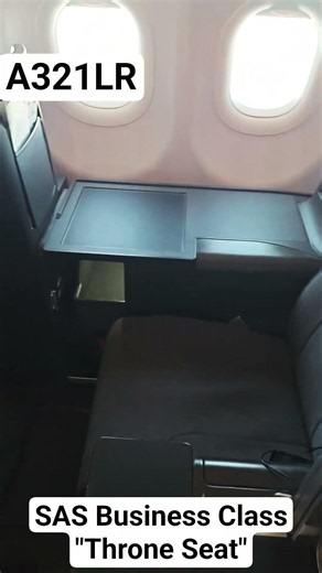 "Throne Seat" on SAS Business Class ✈️ #travel