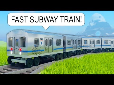 I Drive The NEW Subway Train V2 on Roblox (it's FAST)