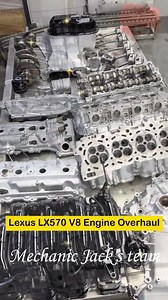 Lexus LX570 V8 Engine Overhaul #mechanic #mechanicjack #lexus #engine #overhaul | Mechanic Jack's team