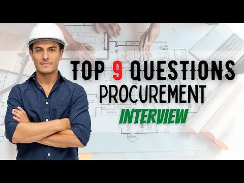 Top 9 Procurement Engineer Interview Questions And Answers (Concrete & Steel)