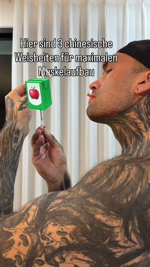 3 chinesische Weisheiten für Maximalen Muskelaufbau! 🧃