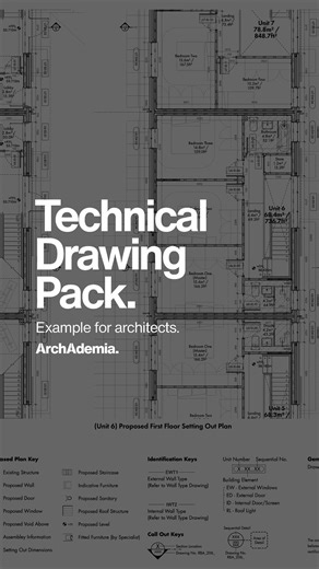 A little example architectural technical design pack to get the juices flowing. ✍️