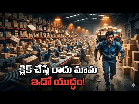 మీ Parcel వెనుక ఉన్న Delivery Machine | క్లిక్ చేస్తే రాదు మామ.. ఇదో యుద్ధం!