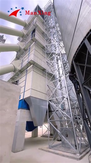 Continuous Flow Grain Dryer Tower | Pre-Storage Drying System for Silos | Full Process