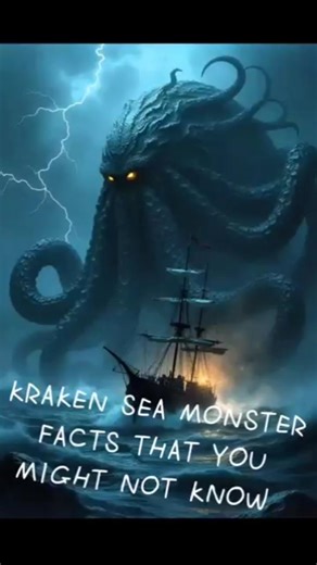 KRAKEN SEA MONSTER FACTS YOU MIGHT NOT KNOW #shorts #viral