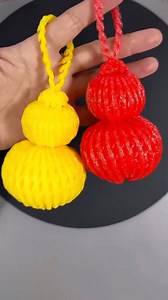 Instructions for making a cute gourd keychain #diy #diycrafts #craft | Craft 1 Minute
