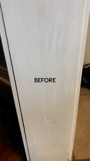 1K views | Before + After shots of some trim. We sanded all the bad stuff off & primed & repainted all this trim & now its SO SMOOTH  #paint #painter #paintcrew #propainters #homerenovation #reno #renovation #paintproject #trim #trimpaint #DIY #diyproject #mississippi #designsbyalexwest | Designs by Alex West | Facebook