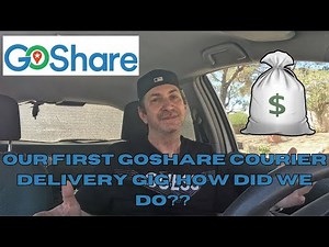 A Day In The Life of a Gig Worker- We do our first GoShare Courier Delivery #goshare #thedeliverywiz